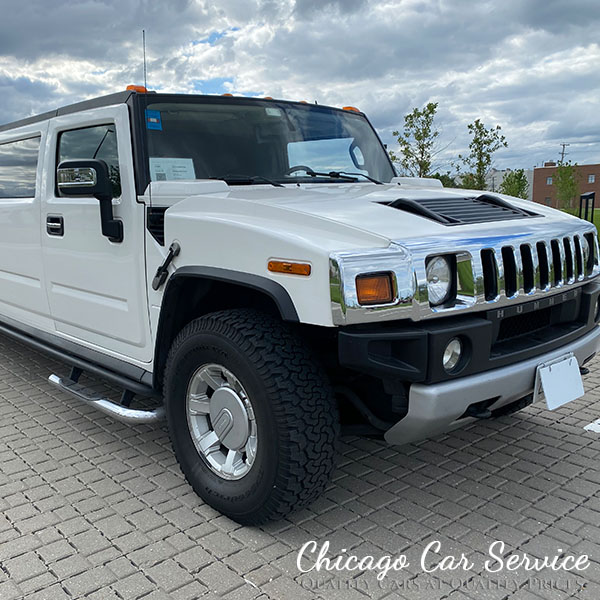 H2 Hummer limousine service in Chicago