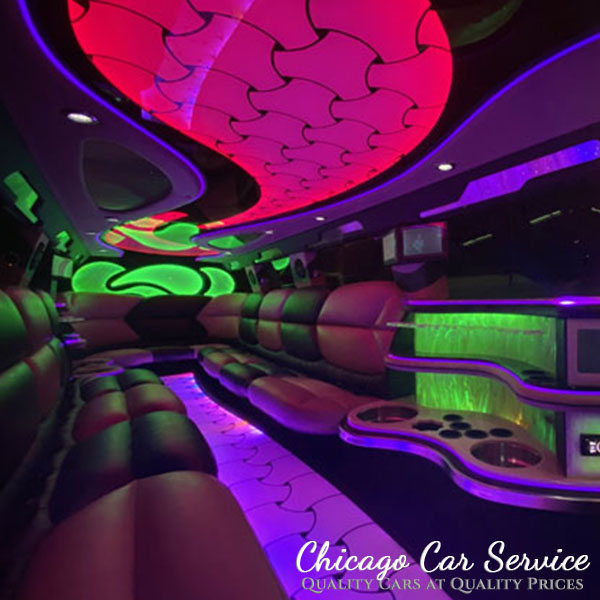 Infitiny amenities limo service Chicago